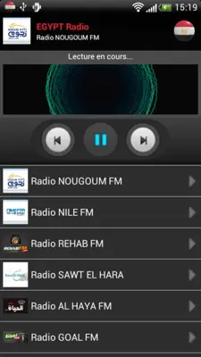 Radio Egypt android App screenshot 2